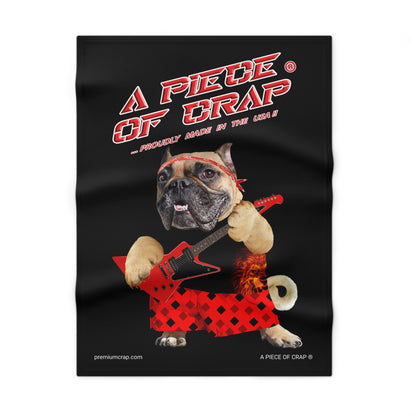 A Piece Of Crap II Soft Fleece Baby Blanket