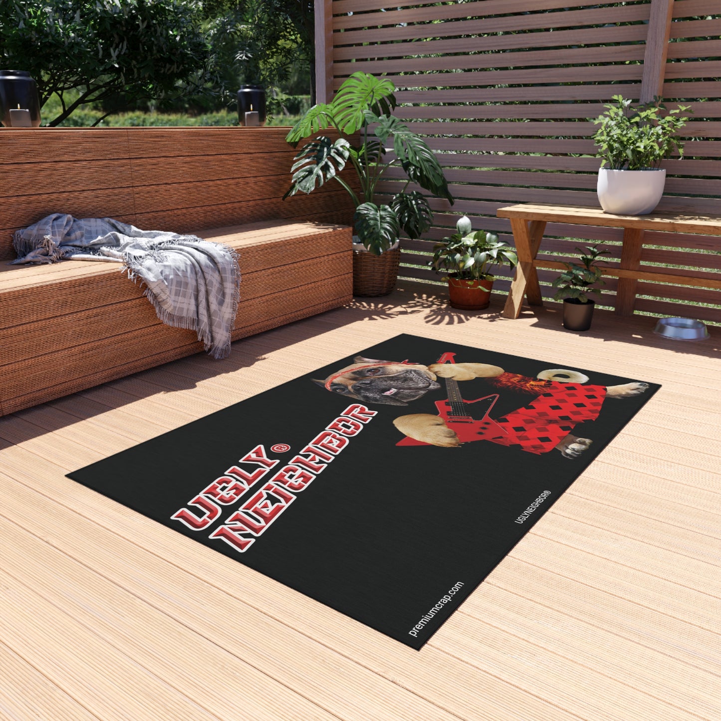 Ugly Neighbor II Outdoor Rug