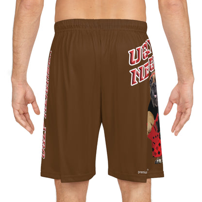 Ugly Neighbor II Basketball Shorts - Brown