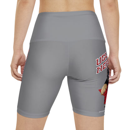 Ugly Neighbor II Women's Workout Shorts - Grey