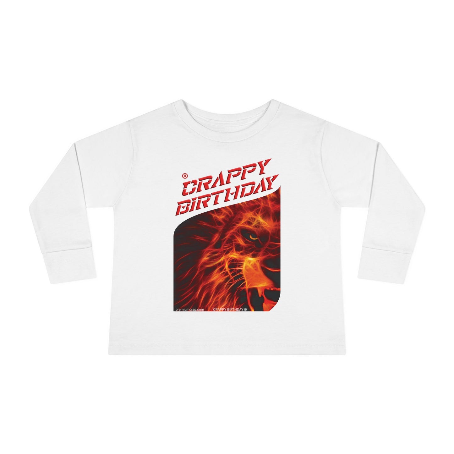 Crappy Birthday Toddler Long Sleeve Tee