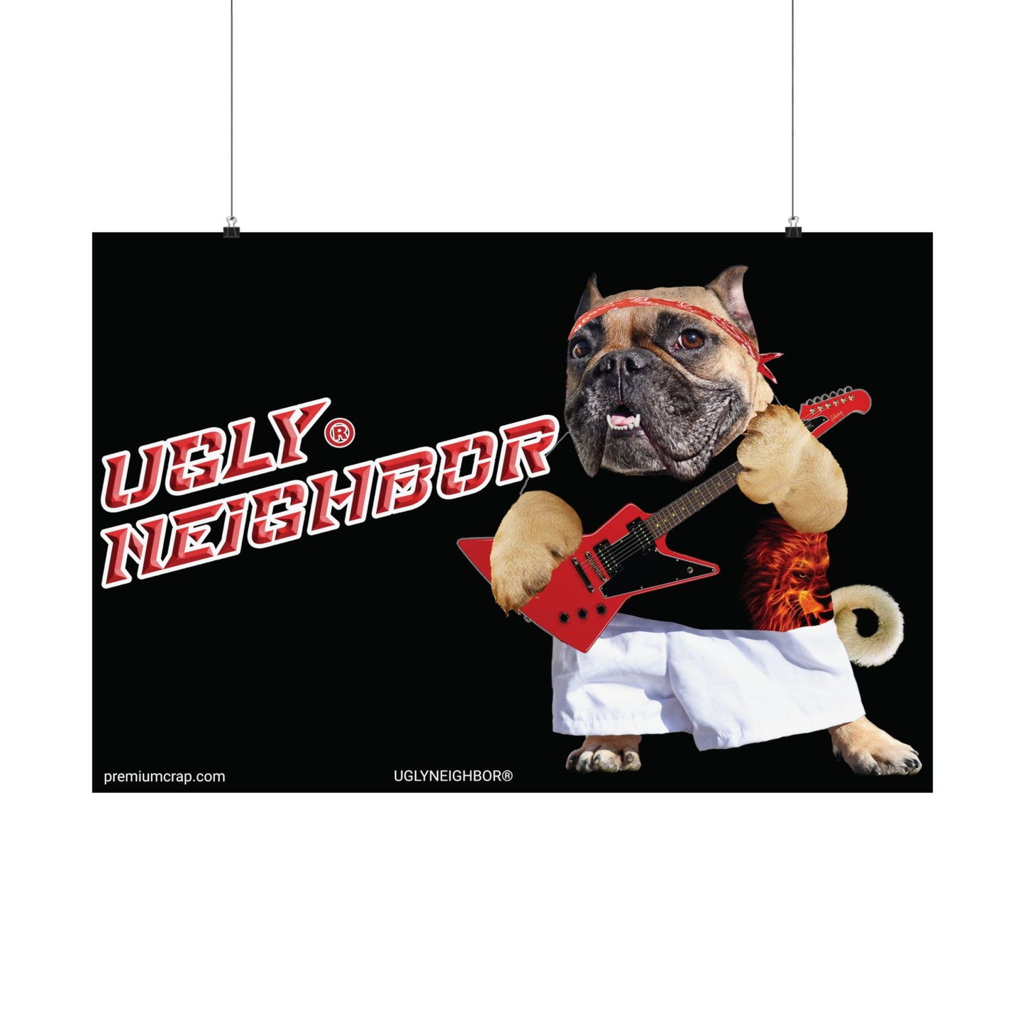 Ugly Neighbor Matte Horizontal Posters