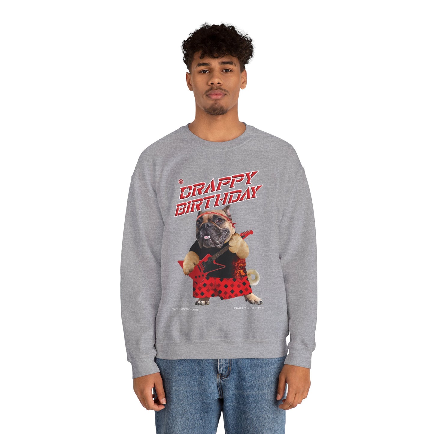 Crappy Birthday II Heavy Blend Crewneck Sweatshirt