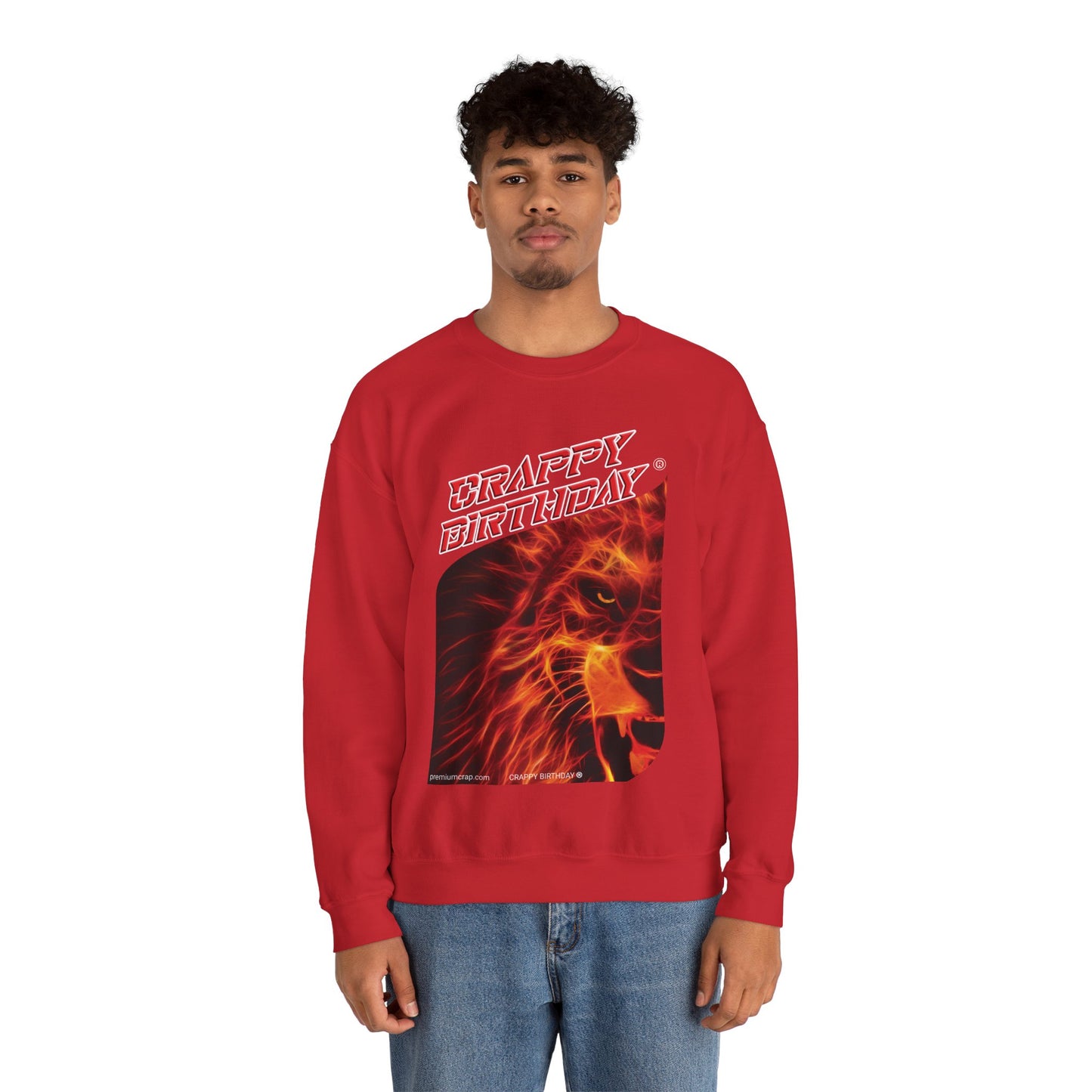 Crappy Birthday Men's Heavy Blend Crewneck Sweatshirt