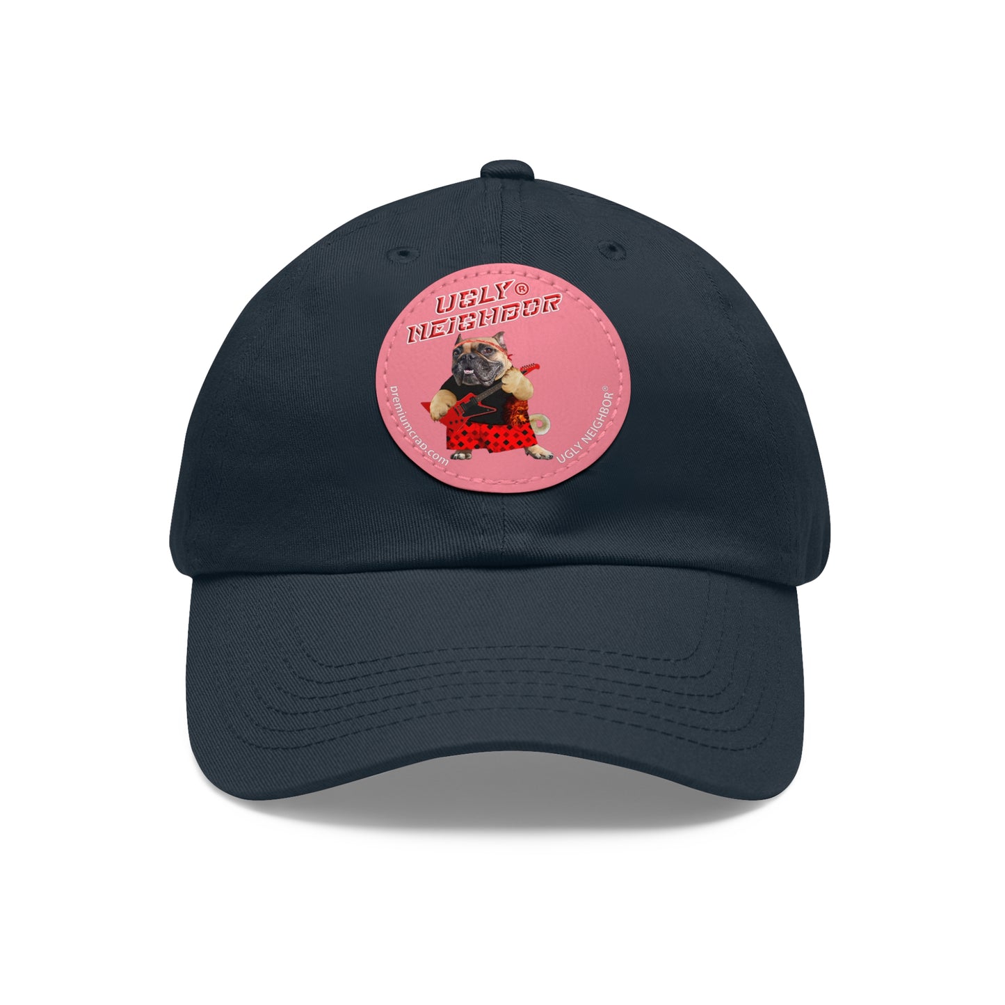 Ugly Neighbor II Dad Hat with Leather Patch (Round)