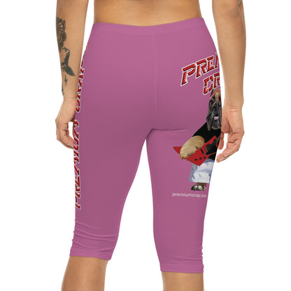 Premium Crap Women’s Capri Leggings - Light Pink