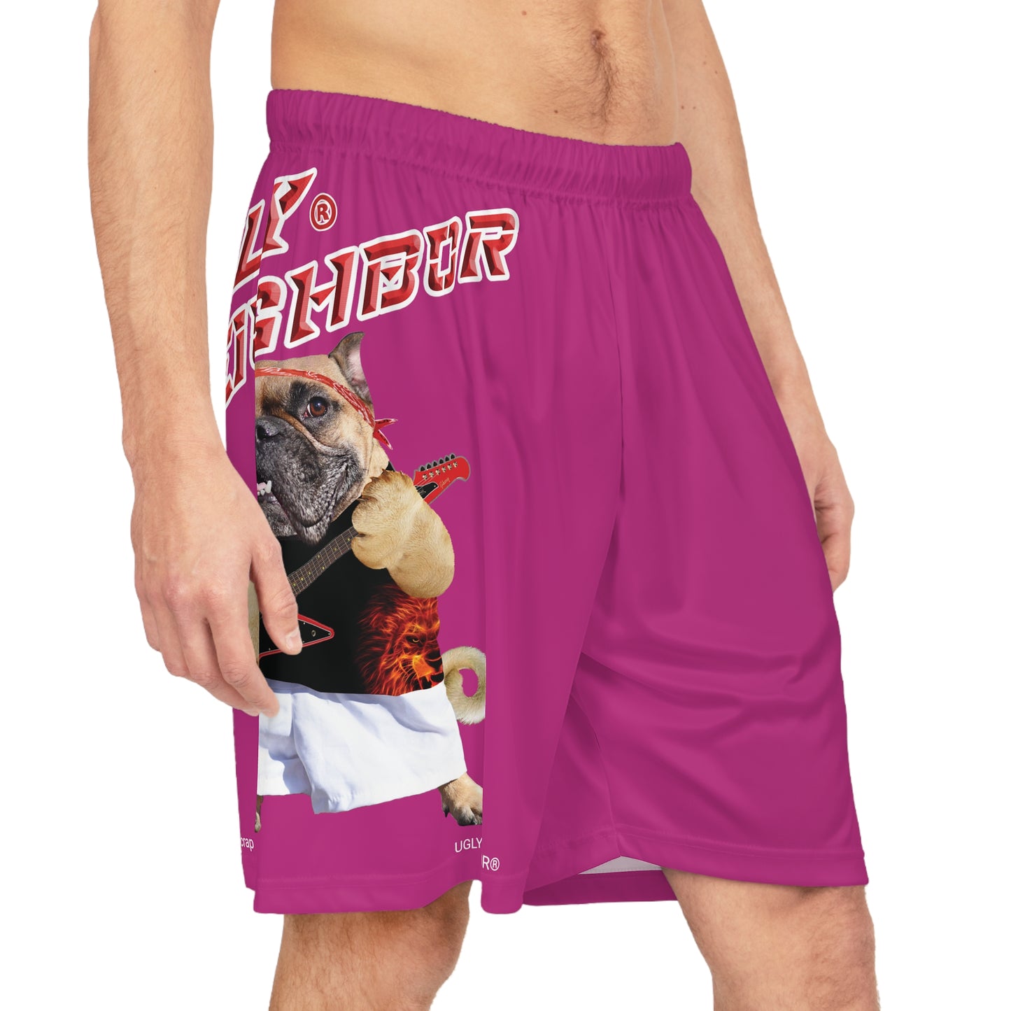 Ugly Neighbor BougieBooty Baller Shorts - Pink