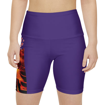 A Piece Of Crap WorkoutWit Shorts - Purple