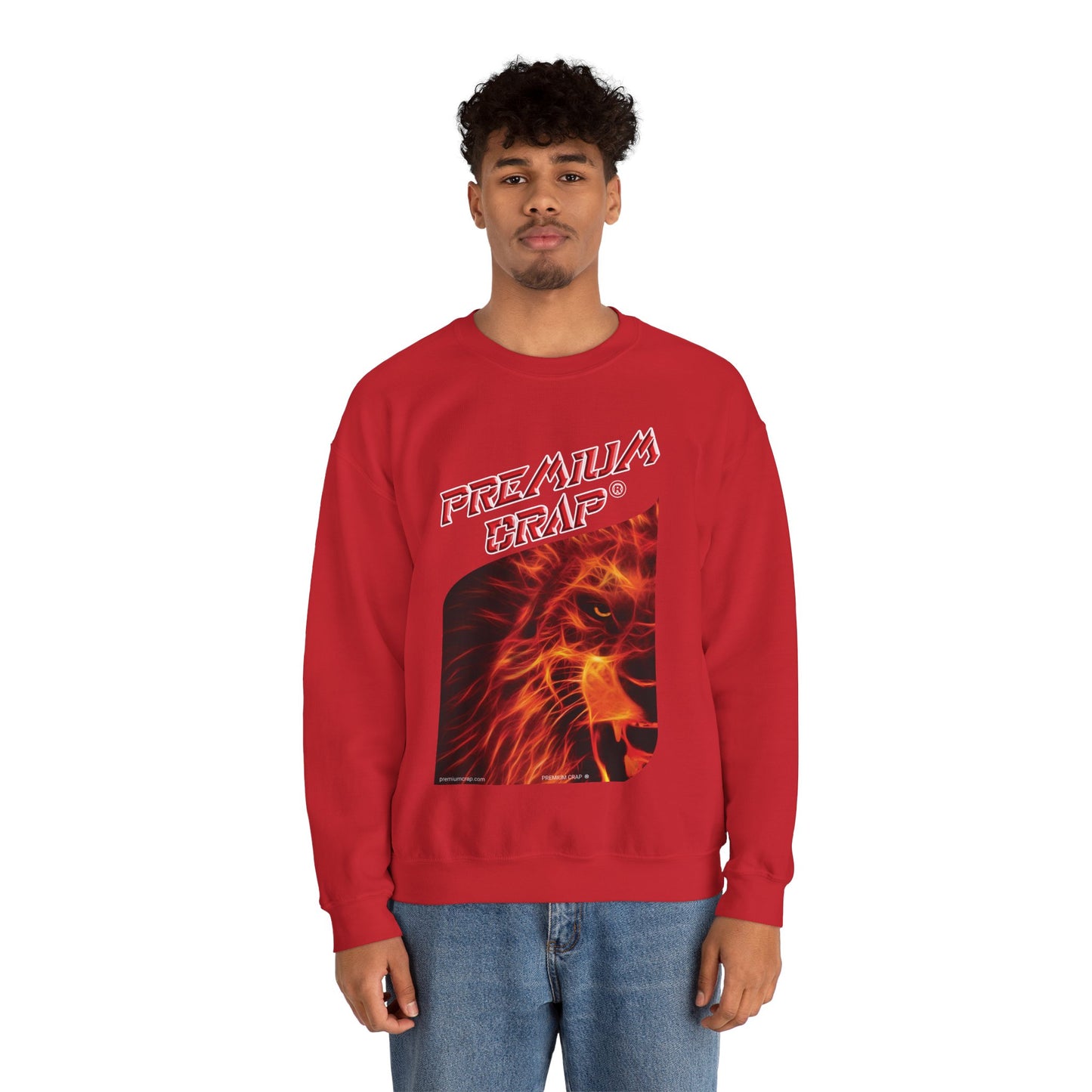 Premium Crap Men's Heavy Blend Crewneck Sweatshirt