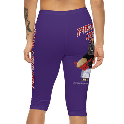 Premium Crap Women’s Capri Leggings - Purple