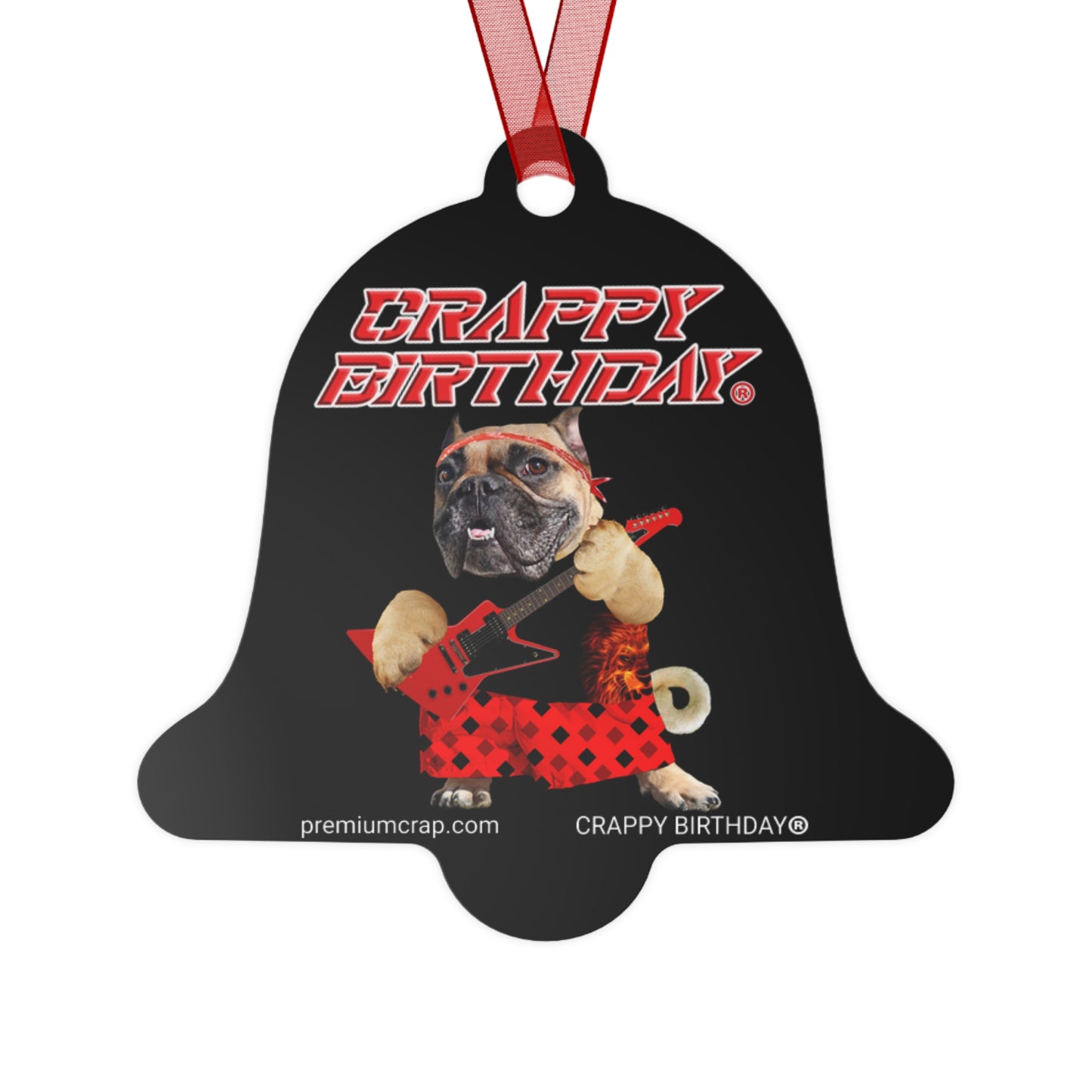 Crappy Birthday II Christmas Metal Ornaments