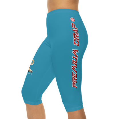 Premium Crap II Women’s Capri Leggings - Turquoise