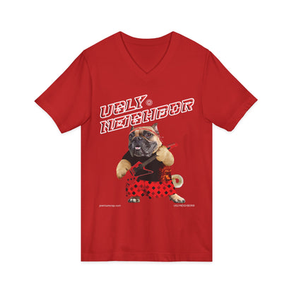 Ugly Neighbor II Jersey Short Sleeve V-Neck Tee