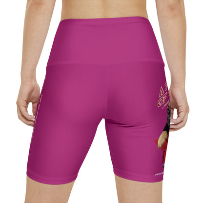 A Piece Of Crap II Women's Workout Shorts - Pink