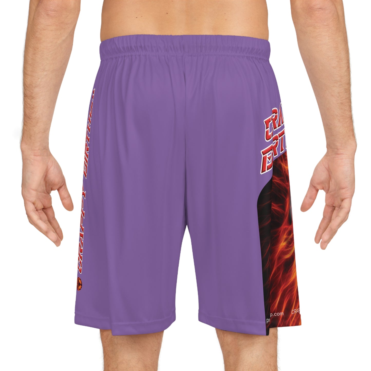 Crappy Birthday BougieBooty Baller Shorts - Light Purple