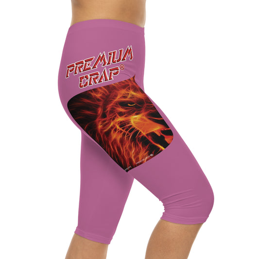 Premium Crap Capri-Cious Leggings - Light Pink