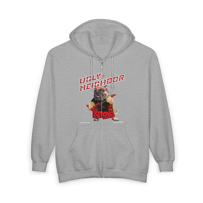 Ugly Neighbor II Heavy Blend Full Zip Hooded Sweatshirt
