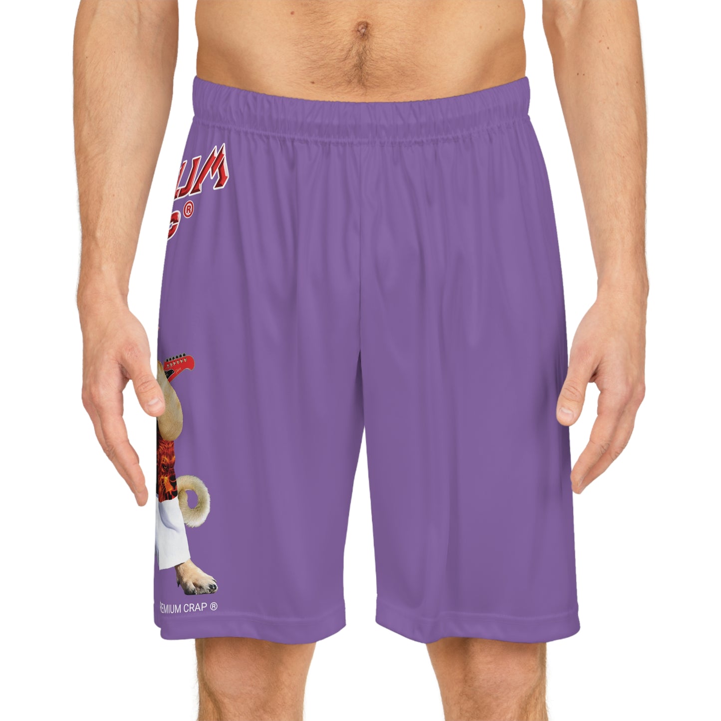 Premium Crap Basketball Shorts - Light Purple