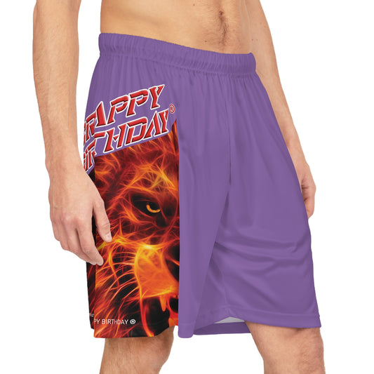 Crappy Birthday BougieBooty Baller Shorts - Light Purple