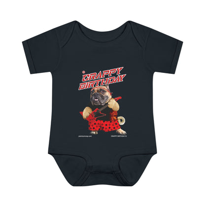 Crappy Birthday II Infant Baby Rib Bodysuit
