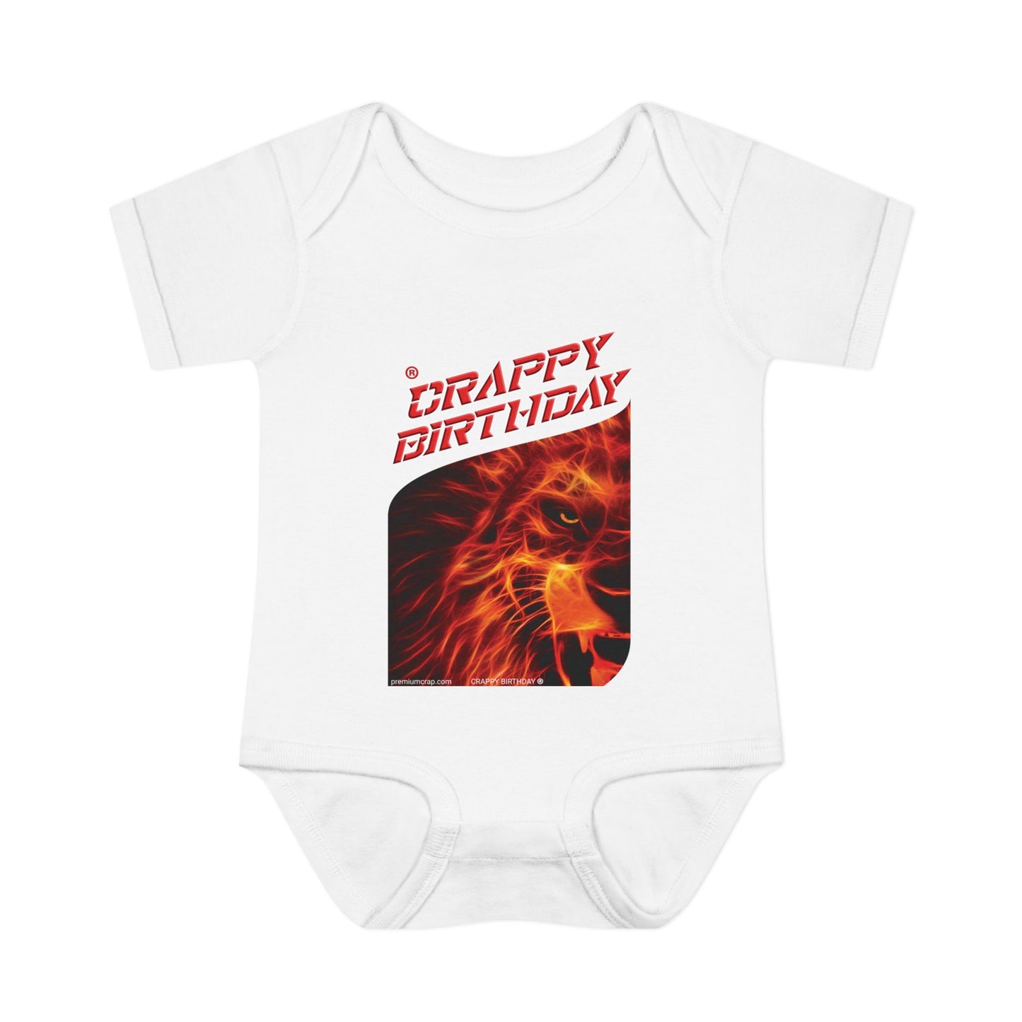 Crappy Birthday Infant Baby Rib Bodysuit