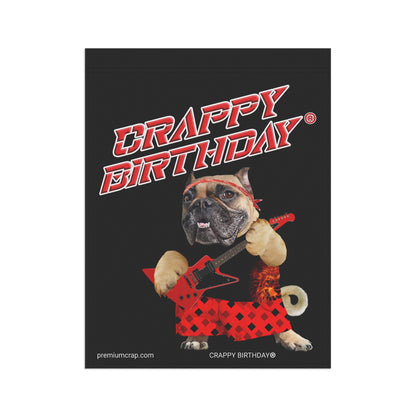 Crappy Birthday II Garden & House Banner