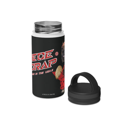 A Piece of Crap II Stainless Steel Water Bottle, Handle Lid