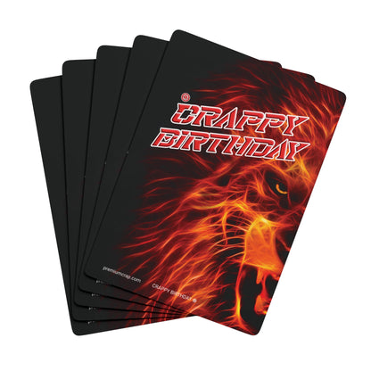 Crappy Birthday Poker Cards