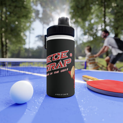 A Piece of Crap II Stainless Steel Water Bottle, Sports Lid