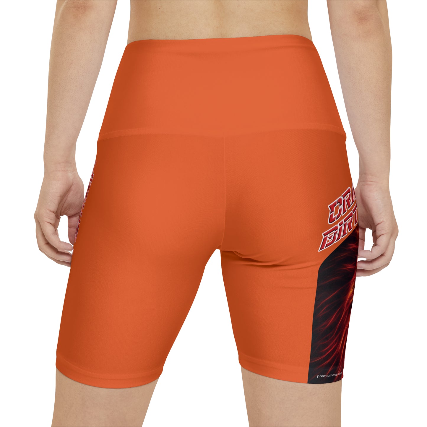 Crappy Birthday WorkoutWit Shorts - Orange