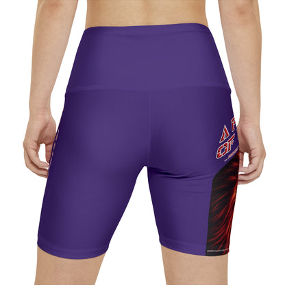 A Piece Of Crap WorkoutWit Shorts - Purple