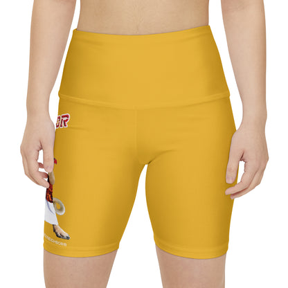 Ugly Neighbor WorkoutWit Shorts - Yellow