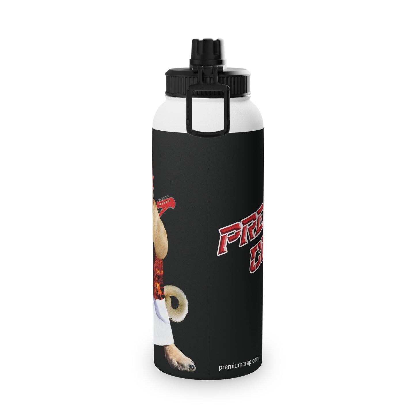 Premium Crap Stainless Steel Water Bottle, Sports Lid