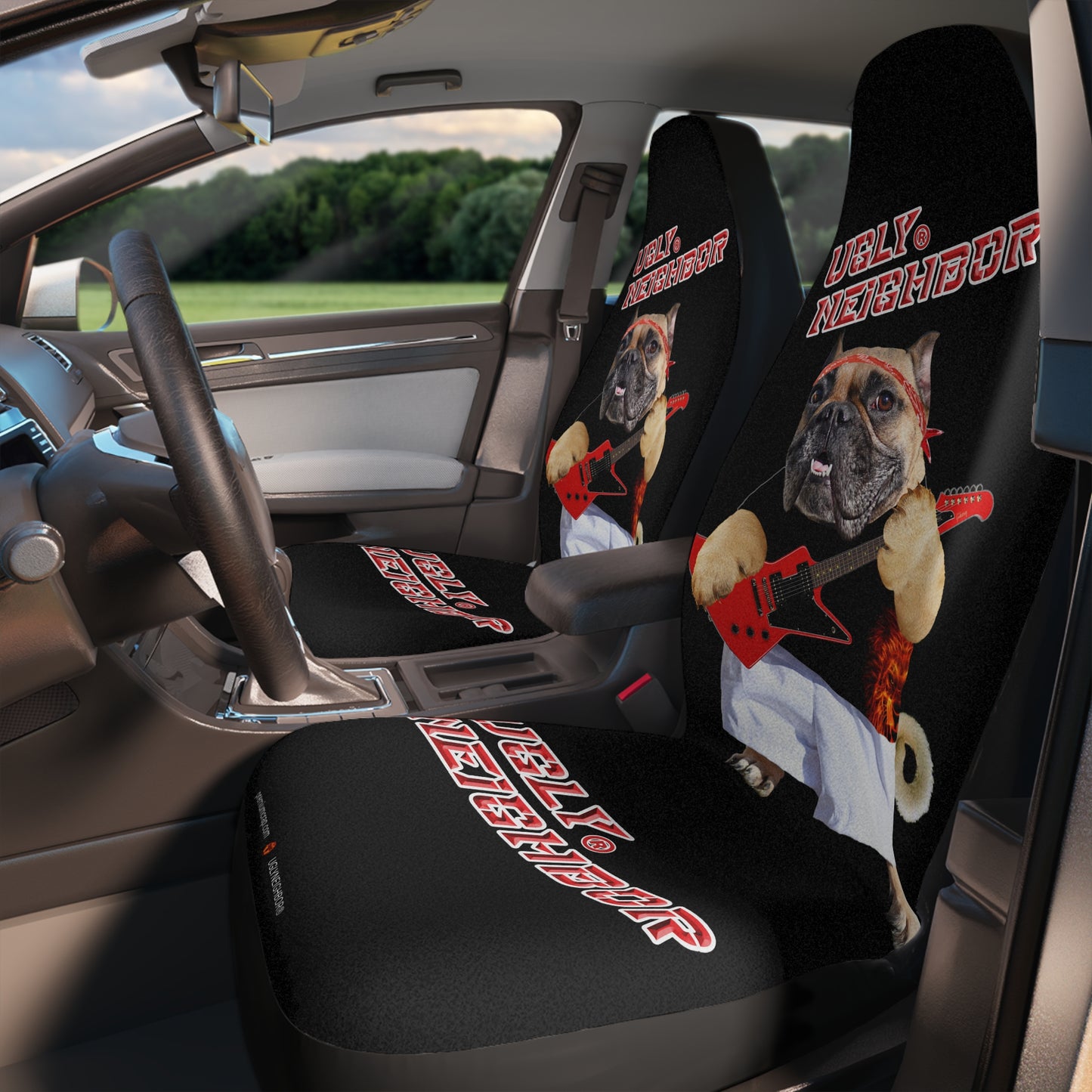Ugly Neighbor Car Seat Covers