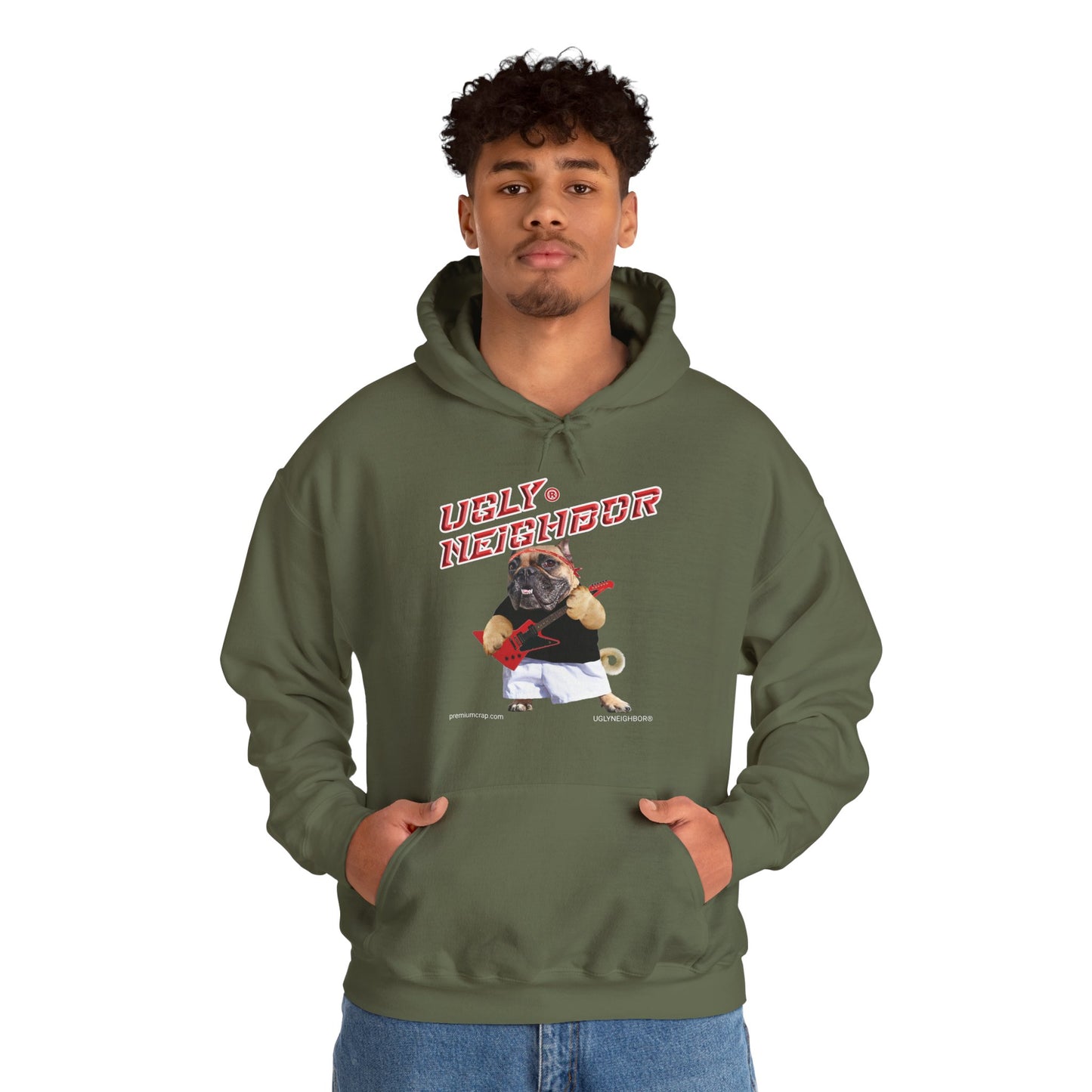 Ugly Neighbor Men's Heavy Blend Hooded Sweatshirt