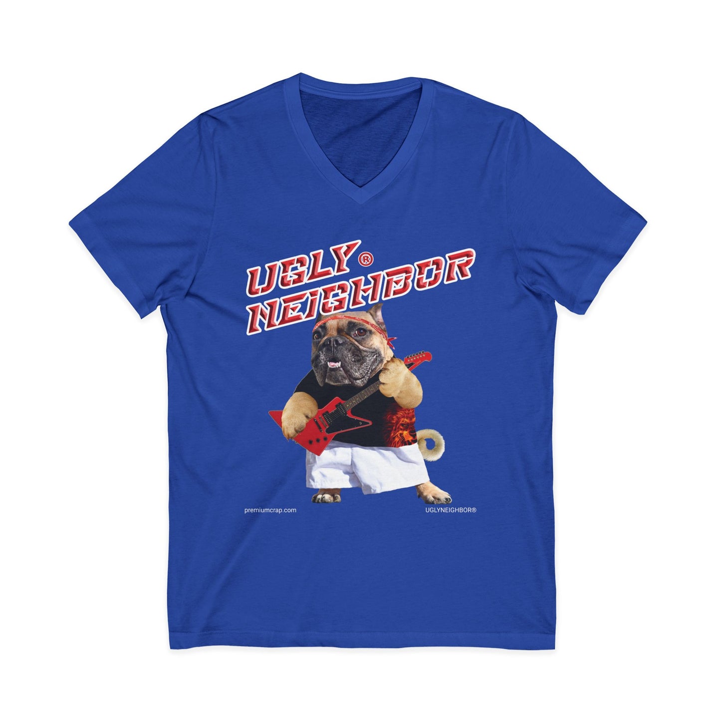 Ugly Neighbor Jersey Short Sleeve V-Neck Tee