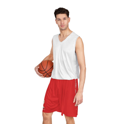 A Piece Of Crap II Basketball Shorts - Red