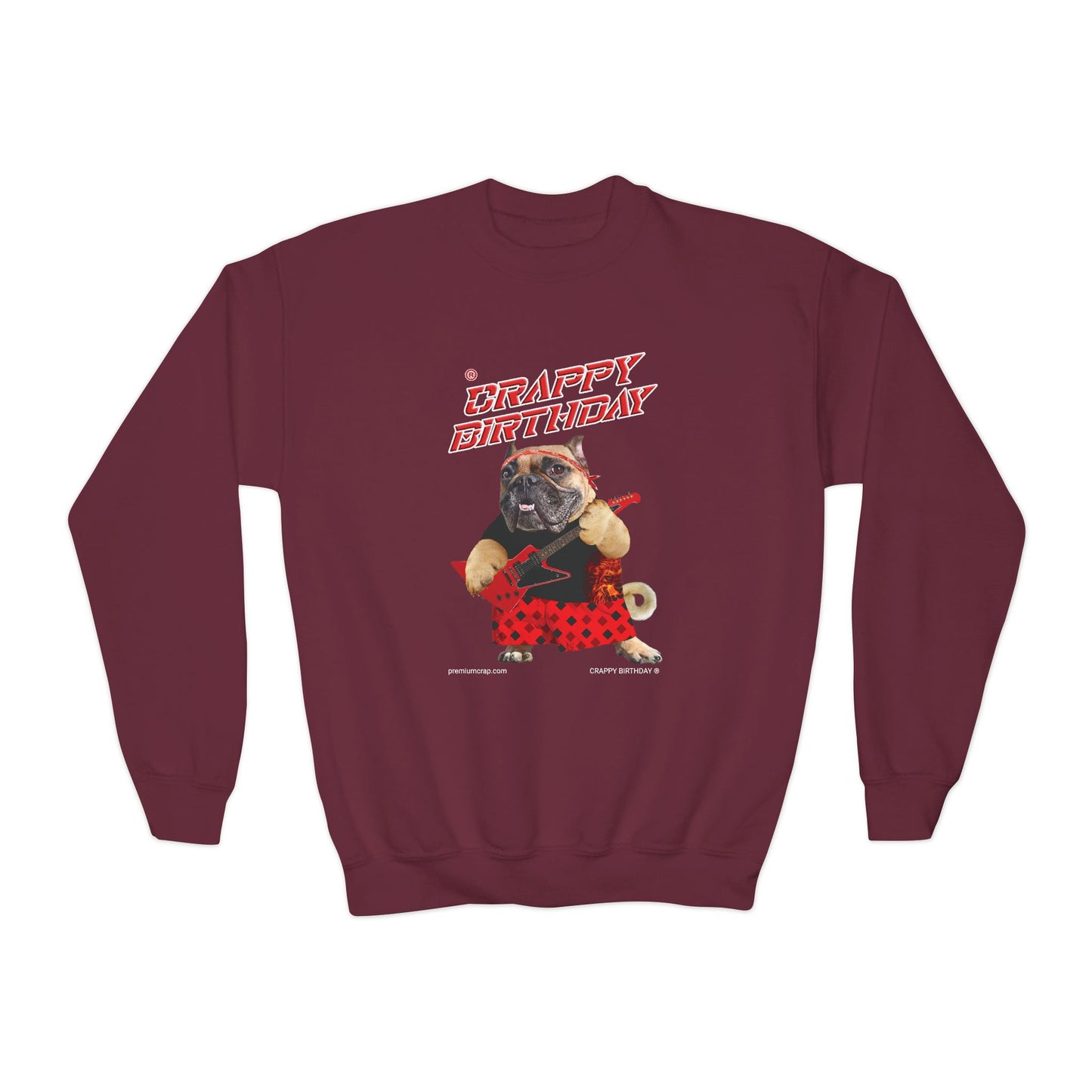 Crappy Birthday II Youth Crewneck Sweatshirt