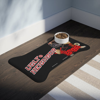 Ugly Neighbor II Pet Feeding Mat