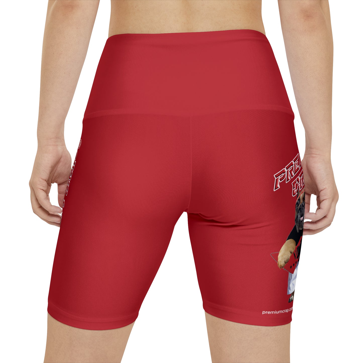 Premium Crap Workout Shorts  - Dark Red