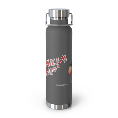 Premium Crap Stainless Steel Water Bottle, Standard Lid