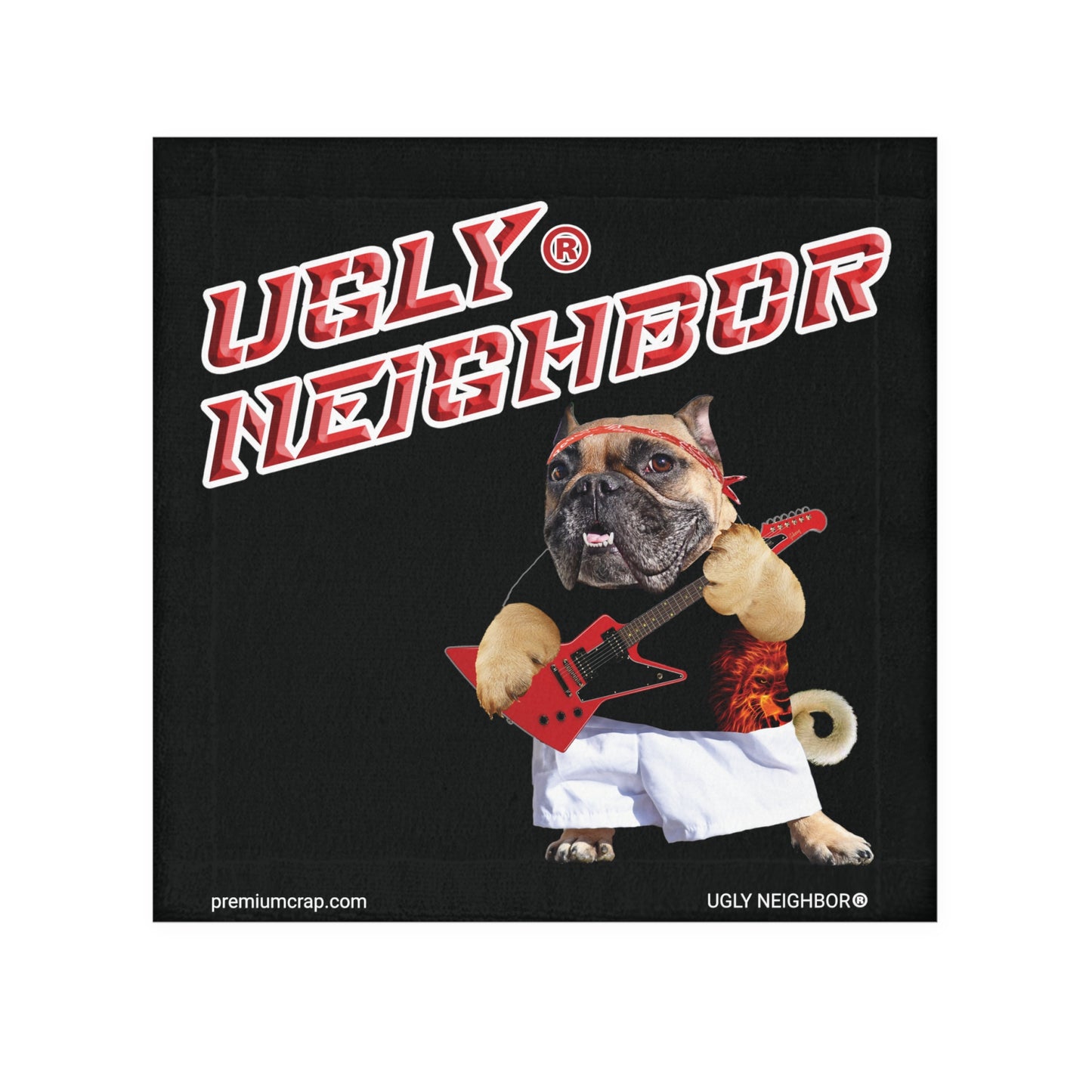 Ugly Neighbor Face Towel