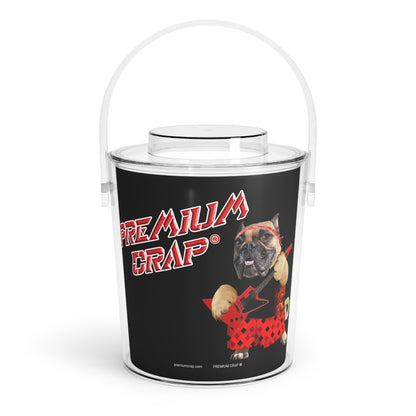 Premium Crap II Ice Bucket with Tongs