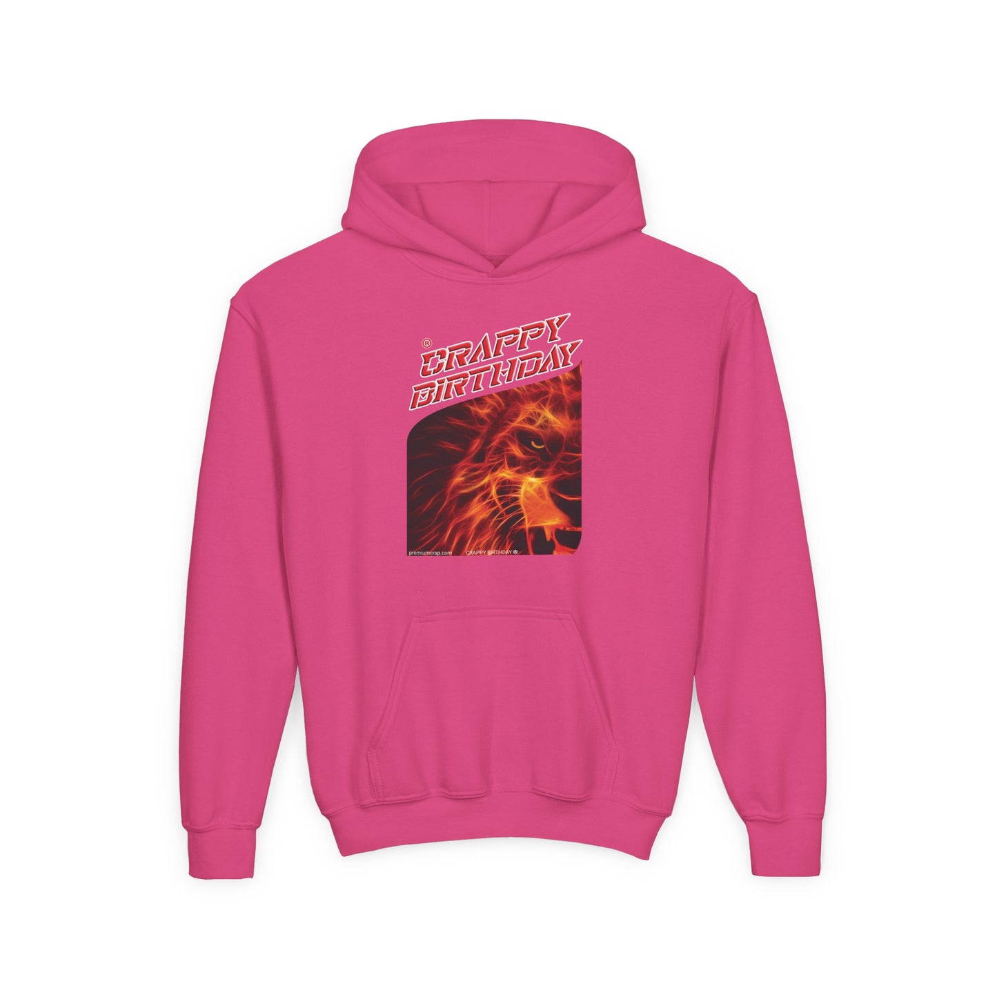 Crappy Birthday Youth Heavy Blend Hooded Sweatshirt