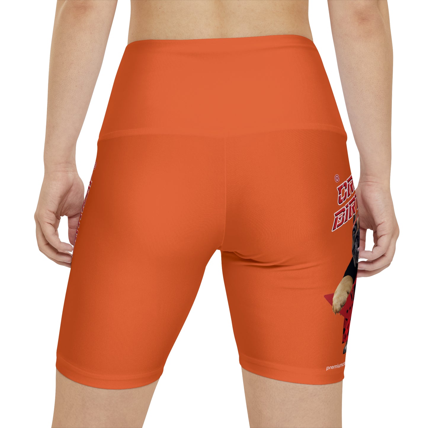 Crappy Birthday II Women's Workout Shorts - Orange