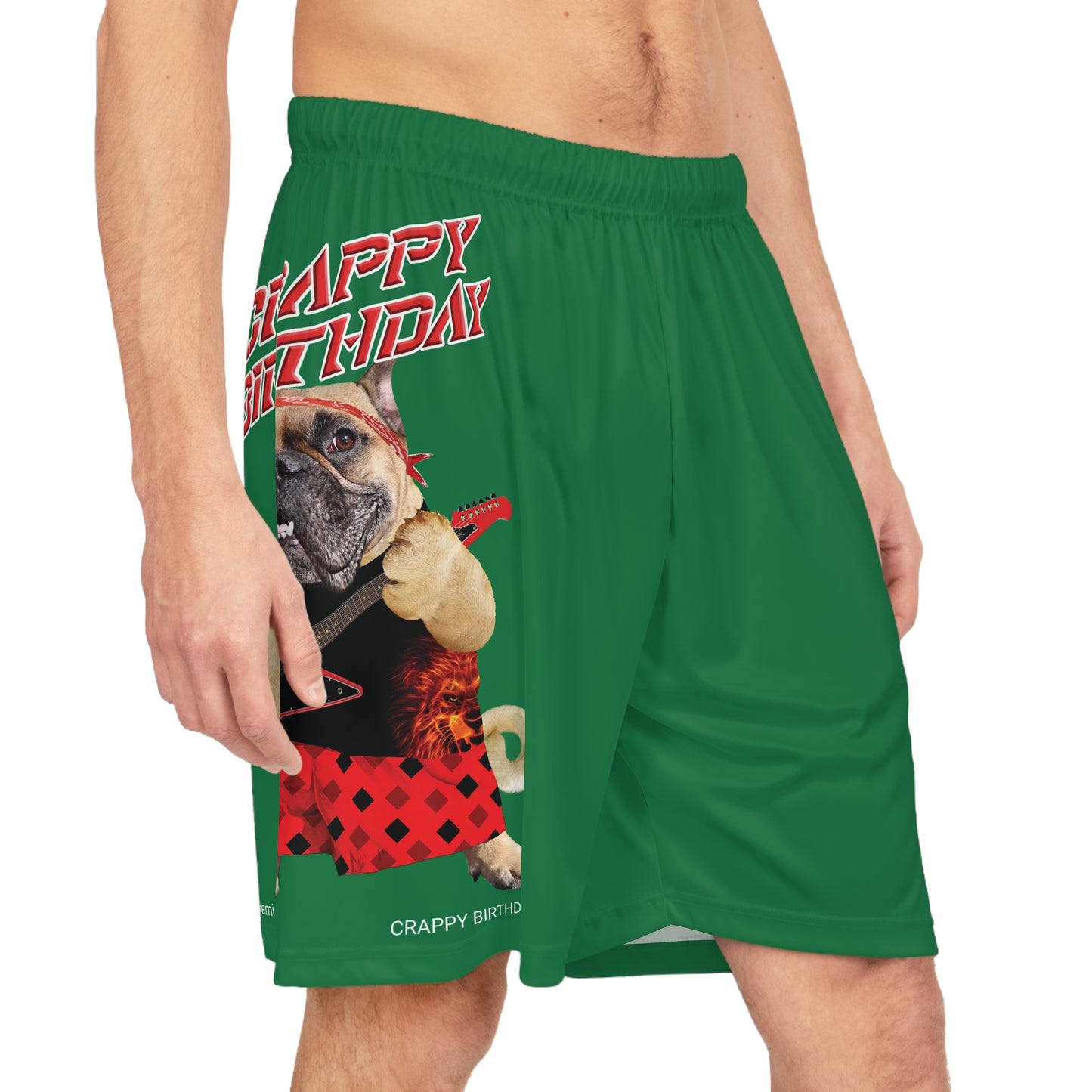 Crappy Birthday II Basketball Shorts