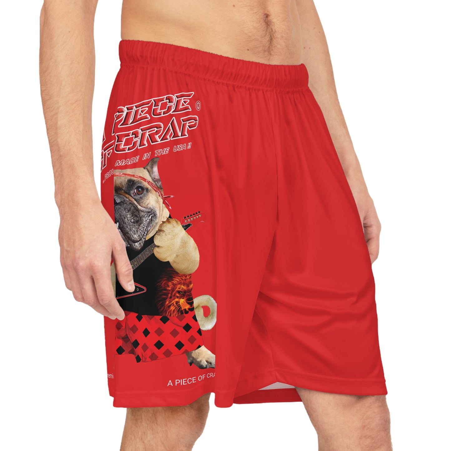 A Piece of Crap II Basketball Shorts
