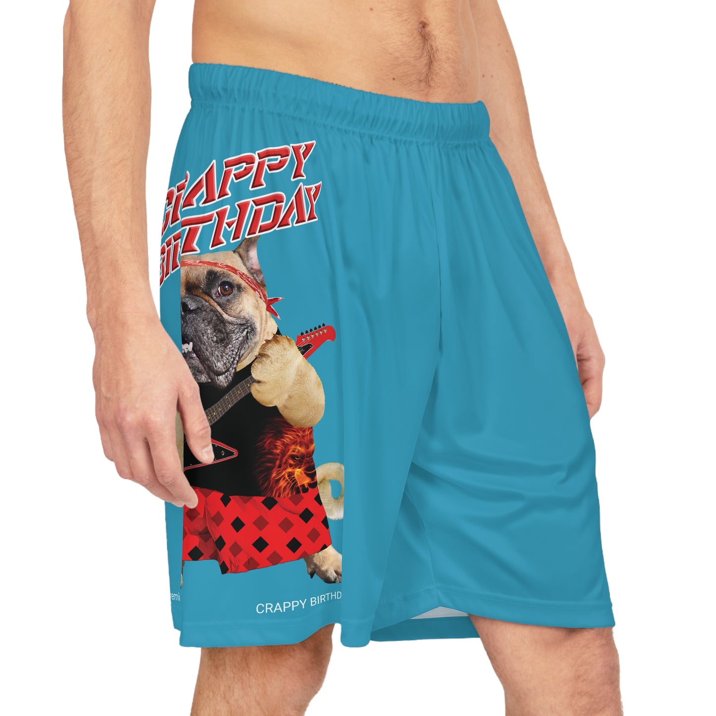Crappy Birthday II Basketball Shorts