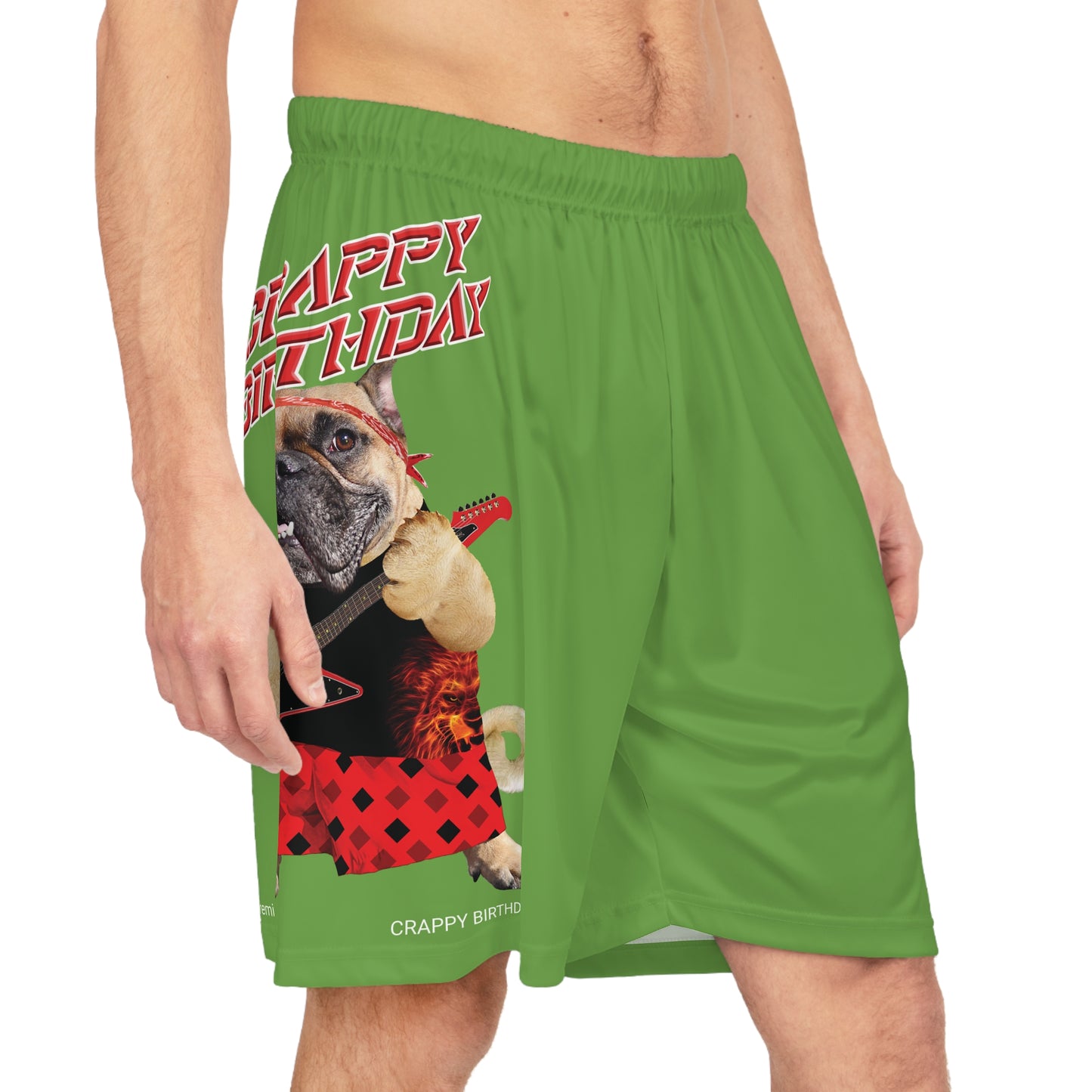 Crappy Birthday II Basketball Shorts