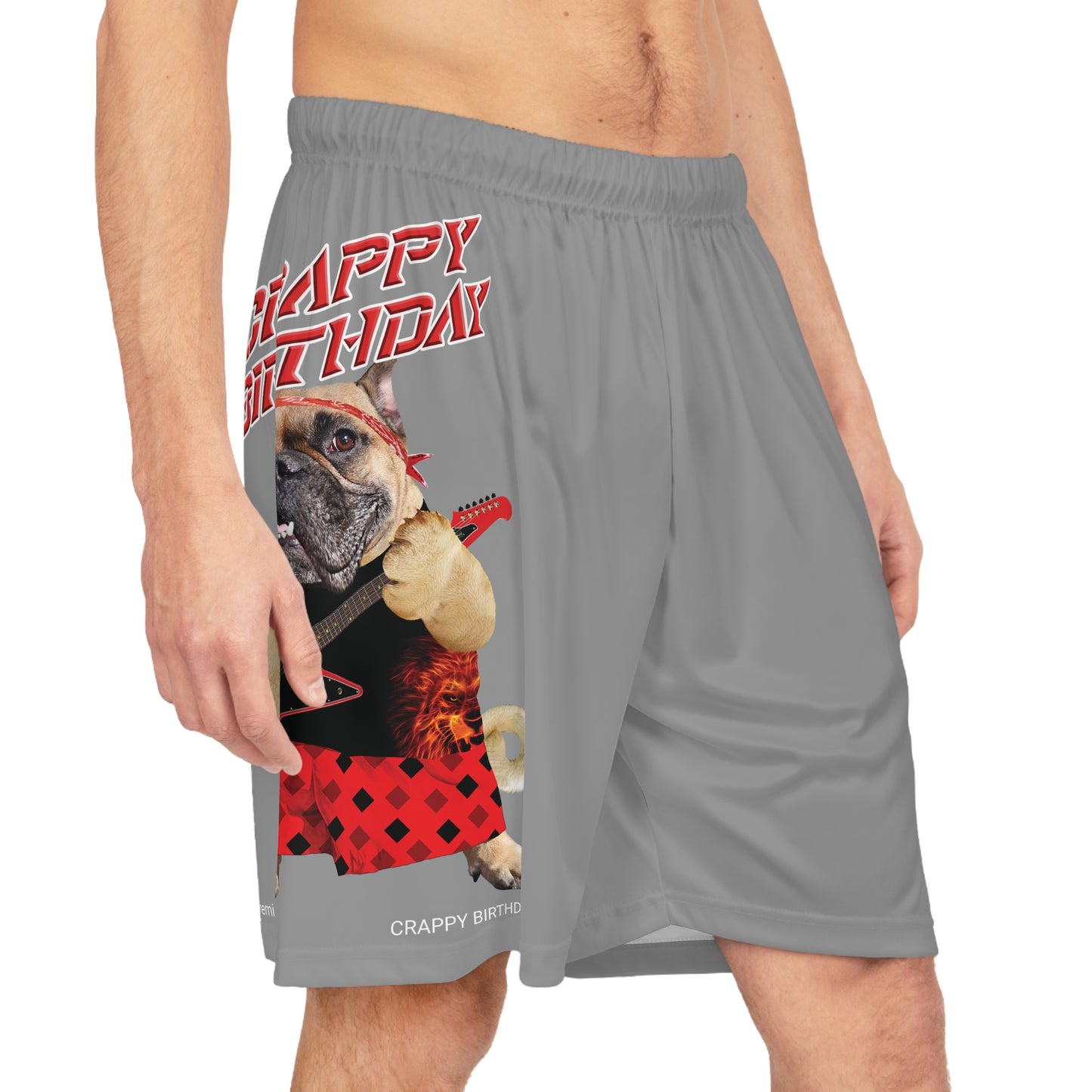 Crappy Birthday II Basketball Shorts